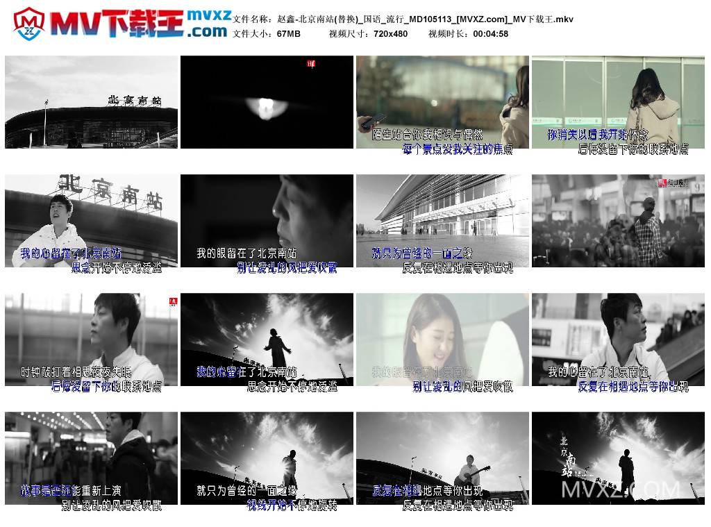 赵鑫-北京南站(替换)_国语_流行_MD105113